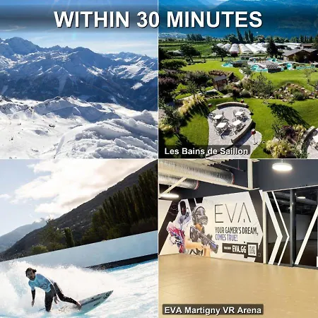 Bright With Terrace - 30 Min From Verbier - Free Parking Διαμέρισμα *