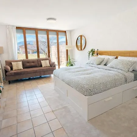Bright With Terrace - 30 Min From Verbier - Free Parking 아파트